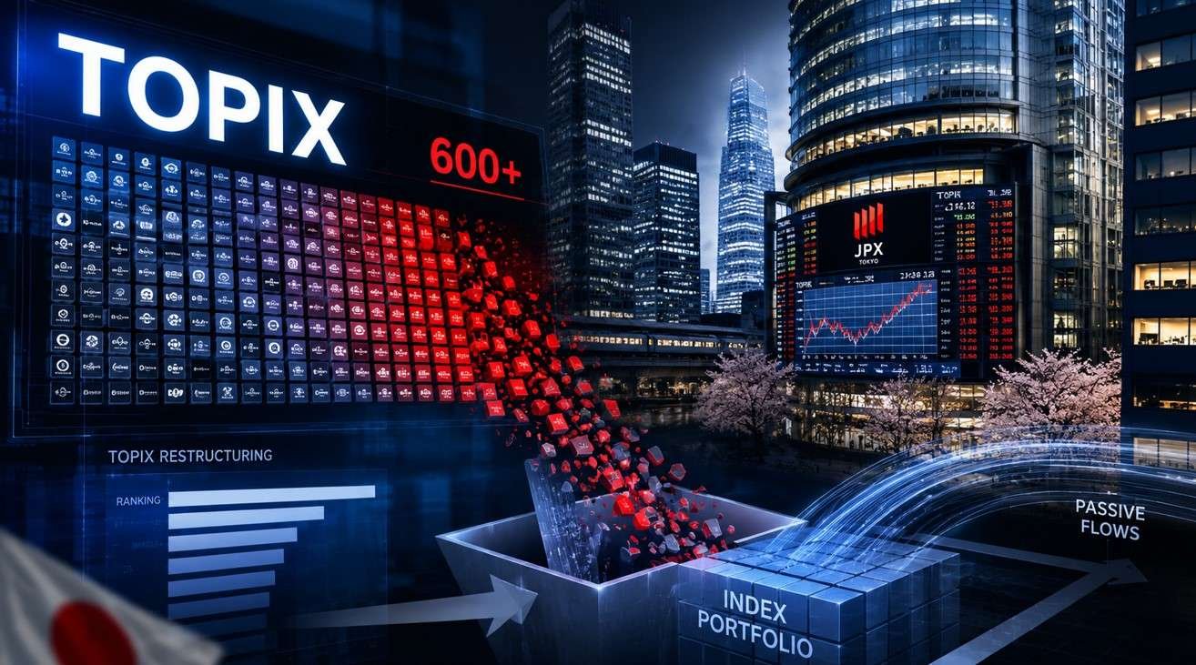 600'den fazla şirket Japonya'nın Topix endeksinden çıkarılabilir
