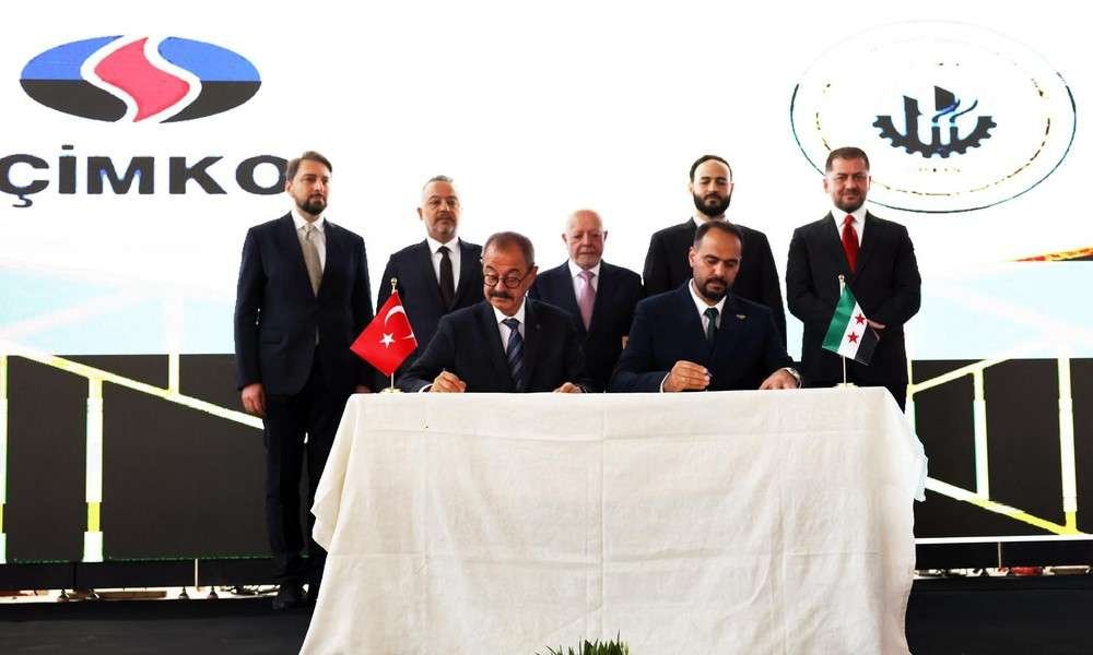 Çimko, Halep'te 200 milyon dolarlık çimento yatırımı için imza attı